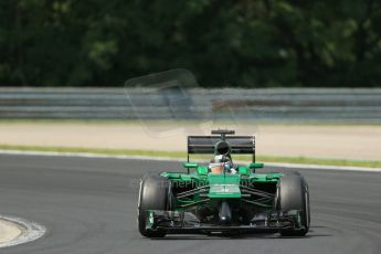 World © Octane Photographic Ltd. Saturday 26th July 2014. Hungarian GP, Hungaroring - Budapest. Practice 3. Caterham F1 Team CT05 – Kamui Kobayashi. Digital Ref:  1064LB1D1730