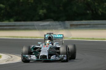 World © Octane Photographic Ltd. Saturday 26th July 2014. Hungarian GP, Hungaroring - Budapest. Practice 3. Mercedes AMG Petronas F1 W05 Hybrid – Lewis Hamilton. Digital Ref: 1064LB1D1735