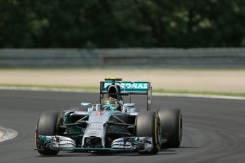 World © Octane Photographic Ltd. Saturday 26th July 2014. Hungarian GP, Hungaroring - Budapest. Practice 3. Mercedes AMG Petronas F1 W05 Hybrid - Nico Rosberg. Digital Ref: 1064LB1D1801