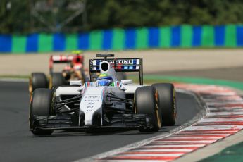 World © Octane Photographic Ltd. Saturday 26th July 2014. Hungarian GP, Hungaroring - Budapest. Practice 3. Williams Martini Racing FW36 – Felipe Massa. Digital Ref: 1064LB1D1844