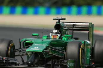 World © Octane Photographic Ltd. Saturday 26th July 2014. Hungarian GP, Hungaroring - Budapest. Practice 3. Caterham F1 Team CT05 – Kamui Kobayashi. Digital Ref: 1064LB1D1904