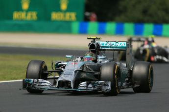 World © Octane Photographic Ltd. Saturday 26th July 2014. Hungarian GP, Hungaroring - Budapest. Practice 3. Mercedes AMG Petronas F1 W05 Hybrid - Nico Rosberg. Digital Ref: 1064LB1D1910