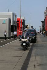 World © Octane Photographic Ltd. Sunday 27th July 2014. Hungarian GP, Hungaroring - Budapest. F1 Boss - Bernie Ecclestone arriving into the F1 Paddock. Digital Ref: 1072LB1D2904