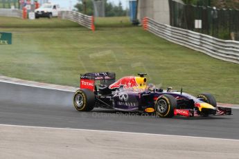 World © Octane Photographic Ltd. Saturday 26th July 2014. Hungarian GP, Hungaroring - Budapest. Formula 1 Qualifying. Infiniti Red Bull Racing RB10 - Sebastian Vettel. Digital Ref: 1065CB7D7802