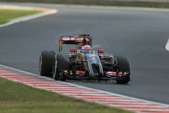 World © Octane Photographic Ltd. Saturday 26th July 2014. Hungarian GP, Hungaroring - Budapest. Qualifying. Lotus F1 Team E22 - Romain Grosjean. Digital Ref: 1065LB1D2067