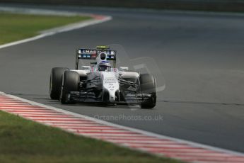 World © Octane Photographic Ltd. Saturday 26th July 2014. Hungarian GP, Hungaroring - Budapest. Qualifying. Williams Martini Racing FW36 – Valtteri Bottas. Digital Ref: 1065LB1D2097