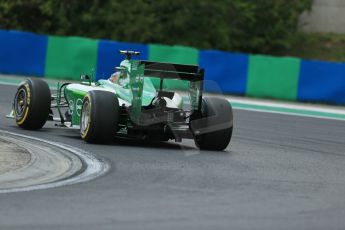 World © Octane Photographic Ltd. Saturday 26th July 2014. Hungarian GP, Hungaroring - Budapest. Qualifying. Caterham F1 Team CT05 – Kamui Kobayashi. Digital Ref: 1065LB1D2128