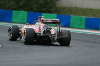 World © Octane Photographic Ltd. Saturday 26th July 2014. Hungarian GP, Hungaroring - Budapest. Qualifying. Scuderia Ferrari F14T - Fernando Alonso. Digital Ref: 1065LB1D2134