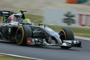 World © Octane Photographic Ltd. Saturday 26th July 2014. Hungarian GP, Hungaroring - Budapest. Qualifying. Sauber C33 – Adrian Sutil. Digital Ref: 1065LB1D2165