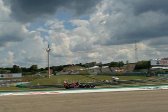 World © Octane Photographic Ltd. Saturday 26th July 2014. Hungarian GP, Hungaroring - Budapest. Qualifying. Scuderia Toro Rosso STR9 - Jean-Eric Vergne. Digital Ref: 1065LB1D2430