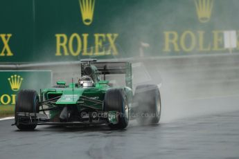 World © Octane Photographic Ltd. Sunday 27th July 2014. Hungarian GP, Hungaroring - Budapest. Race. Caterham F1 Team CT05 – Kamui Kobayashi. Digital Ref: 1073CB7D6861