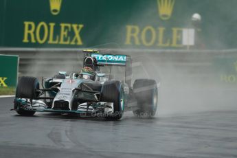 World © Octane Photographic Ltd. Sunday 27th July 2014. Hungarian GP, Hungaroring - Budapest. Race. Mercedes AMG Petronas F1 W05 Hybrid - Nico Rosberg. Digital Ref: 1073CB7D6904