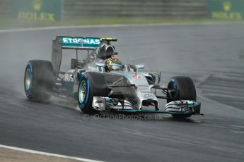 World © Octane Photographic Ltd. Sunday 27th July 2014. Hungarian GP, Hungaroring - Budapest. Race. Mercedes AMG Petronas F1 W05 Hybrid - Nico Rosberg. Digital Ref: 1073CB7D6910