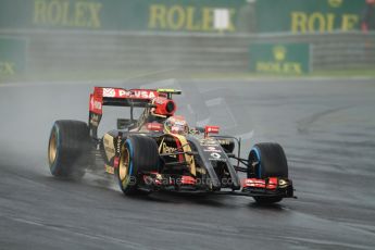 World © Octane Photographic Ltd. Sunday 27th July 2014. Hungarian GP, Hungaroring - Budapest. Race. Lotus F1 Team E22 – Pastor Maldonado. Digital Ref: 1073CB7D6923