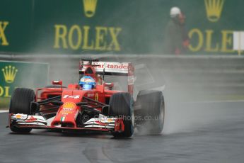 World © Octane Photographic Ltd. Sunday 27th July 2014. Hungarian GP, Hungaroring - Budapest. Race. Scuderia Ferrari F14T - Fernando Alonso. Digital Ref: 1073CB7D6994