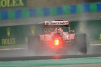 World © Octane Photographic Ltd. Sunday 27th July 2014. Hungarian GP, Hungaroring - Budapest. Race. Scuderia Ferrari F14T - Fernando Alonso. Digital Ref: 1073CB7D7003