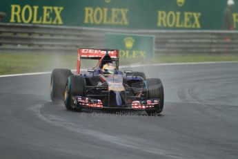 World © Octane Photographic Ltd. Sunday 27th July 2014. Hungarian GP, Hungaroring - Budapest. Race. Scuderia Toro Rosso STR9 - Jean-Eric Vergne. Digital Ref: 1073CB7D7053