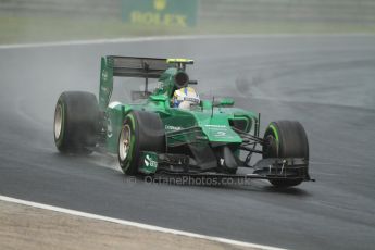 World © Octane Photographic Ltd. Sunday 27th July 2014. Hungarian GP, Hungaroring - Budapest. Race. Caterham F1 Team CT05 – Marcus Ericsson. Digital Ref: 1073CB7D7136