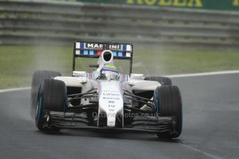 World © Octane Photographic Ltd. Sunday 27th July 2014. Hungarian GP, Hungaroring - Budapest. Race. Williams Martini Racing FW36 – Felipe Massa. Digital Ref: 1073CB7D7169