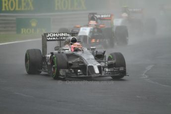World © Octane Photographic Ltd. Sunday 27th July 2014. Hungarian GP, Hungaroring - Budapest. Race. McLaren Mercedes MP4/29 - Jenson Button. Digital Ref: 1073CB7D7256