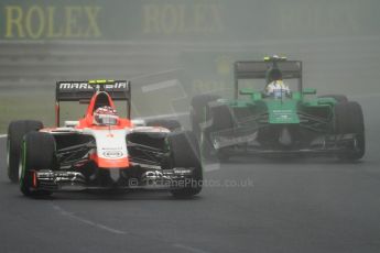World © Octane Photographic Ltd. Sunday 27th July 2014. Hungarian GP, Hungaroring - Budapest. Race. Marussia F1 Team MR03 - Max Chilton. Digital Ref: 1073CB7D7271