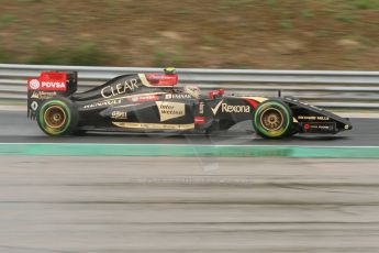 World © Octane Photographic Ltd. Sunday 27th July 2014. Hungarian GP, Hungaroring - Budapest. Race. Lotus F1 Team E22 – Pastor Maldonado. Digital Ref: 1073CB7D8479