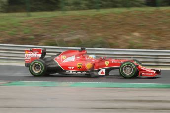 World © Octane Photographic Ltd. Sunday 27th July 2014. Hungarian GP, Hungaroring - Budapest. Race. Scuderia Ferrari F14T - Fernando Alonso. Digital Ref: 1073CB7D8484
