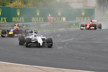 World © Octane Photographic Ltd. Sunday 27th July 2014. Hungarian GP, Hungaroring - Budapest. Race. Williams Martini Racing FW36 – Valtteri Bottas. Digital Ref: 1073CB7D8523