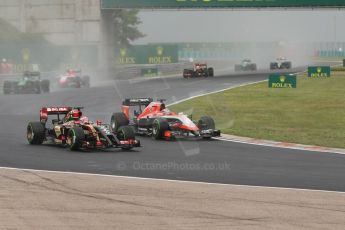 World © Octane Photographic Ltd. Sunday 27th July 2014. Hungarian GP, Hungaroring - Budapest. Race. Lotus F1 Team E22 - Romain Grosjean. Digital Ref: 1073CB7D8547