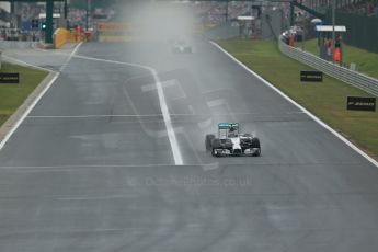 World © Octane Photographic Ltd. Sunday 27th July 2014. Hungarian GP, Hungaroring - Budapest. Race. Mercedes AMG Petronas F1 W05 Hybrid - Nico Rosberg. Digital Ref: 1073LB1D3423