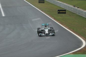 World © Octane Photographic Ltd. Sunday 27th July 2014. Hungarian GP, Hungaroring - Budapest. Race. Mercedes AMG Petronas F1 W05 Hybrid - Nico Rosberg. Digital Ref: 1073LB1D3499