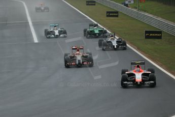 World © Octane Photographic Ltd. Sunday 27th July 2014. Hungarian GP, Hungaroring - Budapest. Race. Marussia F1 Team MR03 - Max Chilton. Digital Ref: 1073LB1D3545
