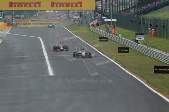 World © Octane Photographic Ltd. Sunday 27th July 2014. Hungarian GP, Hungaroring - Budapest. Race. McLaren Mercedes MP4/29 - Jenson Button. Digital Ref: