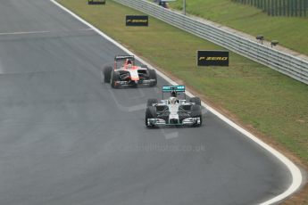 World © Octane Photographic Ltd. Sunday 27th July 2014. Hungarian GP, Hungaroring - Budapest. Race. Mercedes AMG Petronas F1 W05 Hybrid – Lewis Hamilton. Digital Ref: 1073LB1D3702