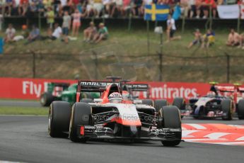 World © Octane Photographic Ltd. Sunday 27th July 2014. Hungarian GP, Hungaroring - Budapest. Race. Marussia F1 Team MR03 - Jules Bianchi. Digital Ref: 1073LB1D3826