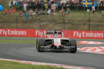 World © Octane Photographic Ltd. Sunday 27th July 2014. Hungarian GP, Hungaroring - Budapest. Race. Marussia F1 Team MR03 - Max Chilton. Digital Ref: 1073LB1D3839