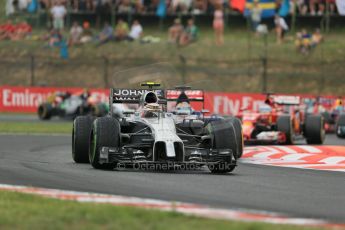 World © Octane Photographic Ltd. Sunday 27th July 2014. Hungarian GP, Hungaroring - Budapest. Race. McLaren Mercedes MP4/29 – Kevin Magnussen. Digital Ref: 1073LB1D3867