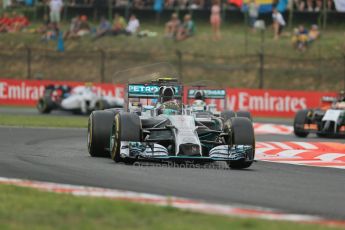 World © Octane Photographic Ltd. Sunday 27th July 2014. Hungarian GP, Hungaroring - Budapest. Race. Mercedes AMG Petronas F1 W05 Hybrid - Nico Rosberg. Digital Ref: 1073LB1D3871