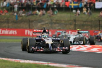 World © Octane Photographic Ltd. Sunday 27th July 2014. Hungarian GP, Hungaroring - Budapest. Race. Scuderia Toro Rosso STR9 - Jean-Eric Vergne. Digital Ref: 1073LB1D4099