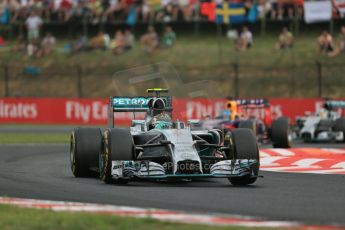 World © Octane Photographic Ltd. Sunday 27th July 2014. Hungarian GP, Hungaroring - Budapest. Race. Mercedes AMG Petronas F1 W05 Hybrid - Nico Rosberg. Digital Ref: 1073LB1D4201