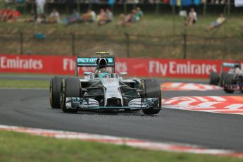 World © Octane Photographic Ltd. Sunday 27th July 2014. Hungarian GP, Hungaroring - Budapest. Race. Mercedes AMG Petronas F1 W05 Hybrid - Nico Rosberg. Digital Ref: 1073LB1D4273