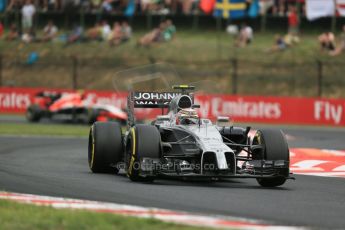 World © Octane Photographic Ltd. Sunday 27th July 2014. Hungarian GP, Hungaroring - Budapest. Race. McLaren Mercedes MP4/29 – Kevin Magnussen. Digital Ref: 1073LB1D4329