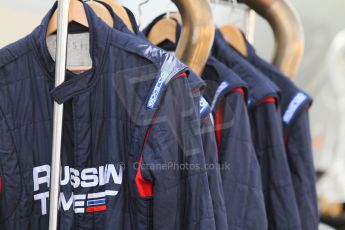 World © Octane Photographic Ltd. Friday 25th July 2014. GP2 Practice – Hungarian GP, Hungaroring - Budapest. RT Russian Time pitcrew overalls. Digital Ref :