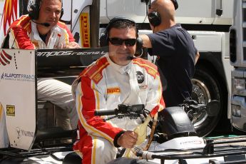 World © Octane Photographic Ltd. Friday 25th July 2014. GP2 Practice – Hungarian GP, Hungaroring - Budapest. Campos Racing complete with rubber chicken horn. Digital Ref :