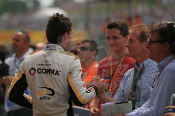 World © Octane Photographic Ltd. Sunday 27th July 2014. GP2 Race 2 – Hungarian GP - Hungaroring, Budapest. Jolyon Palmer (2nd) – DAMS. Digital Ref : 1070LB1D3105