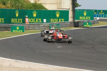 World © Octane Photographic Ltd. Saturday 26th July 2014. GP3 Qualifying. Hungarian GP, Hungaroring - Budapest. Robert Visoiu - Arden International and Alex Fontana - ART Grand Prix. Digital Ref : 1063CB7D6646