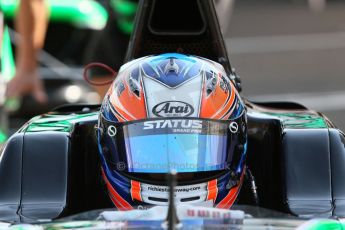 World © Octane Photographic Ltd. Saturday 26th July 2014. GP3 Qualifying. Hungarian GP, Hungaroring - Budapest. Richie Stanaway - Status Grand Prix. Digital Ref : 1063CB7D7452