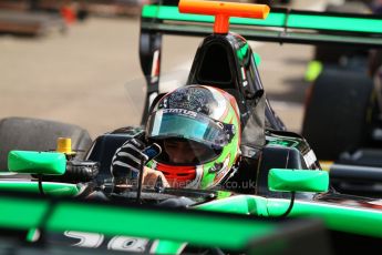 World © Octane Photographic Ltd. Saturday 26th July 2014. GP3 Qualifying. Hungarian GP, Hungaroring - Budapest. Alfonso Celis jr - Status Grand Prix. Digital Ref : 1063CB7D7458