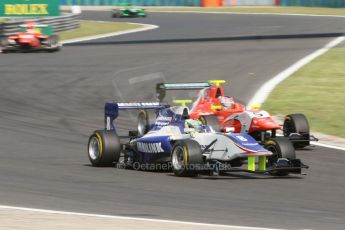 World © Octane Photographic Ltd. Saturday 26th July 2014. GP3 Qualifying. Hungarian GP, Hungaroring - Budapest. Jimmy Eriksson - Koiranen GP and Patric Niederhauser - Arden International. Digital Ref : 1063CB7D7509