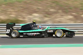 World © Octane Photographic Ltd. Saturday 26th July 2014. GP3 Qualifying. Hungarian GP, Hungaroring - Budapest. Richie Stanaway - Status Grand Prix. Digital Ref : 1063CB7D7565